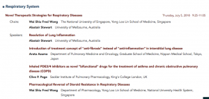 [WCP2018] APFP activities in Kyoto: Symposium (July 5) by Professor Alastair Stewart, APFP vice president.